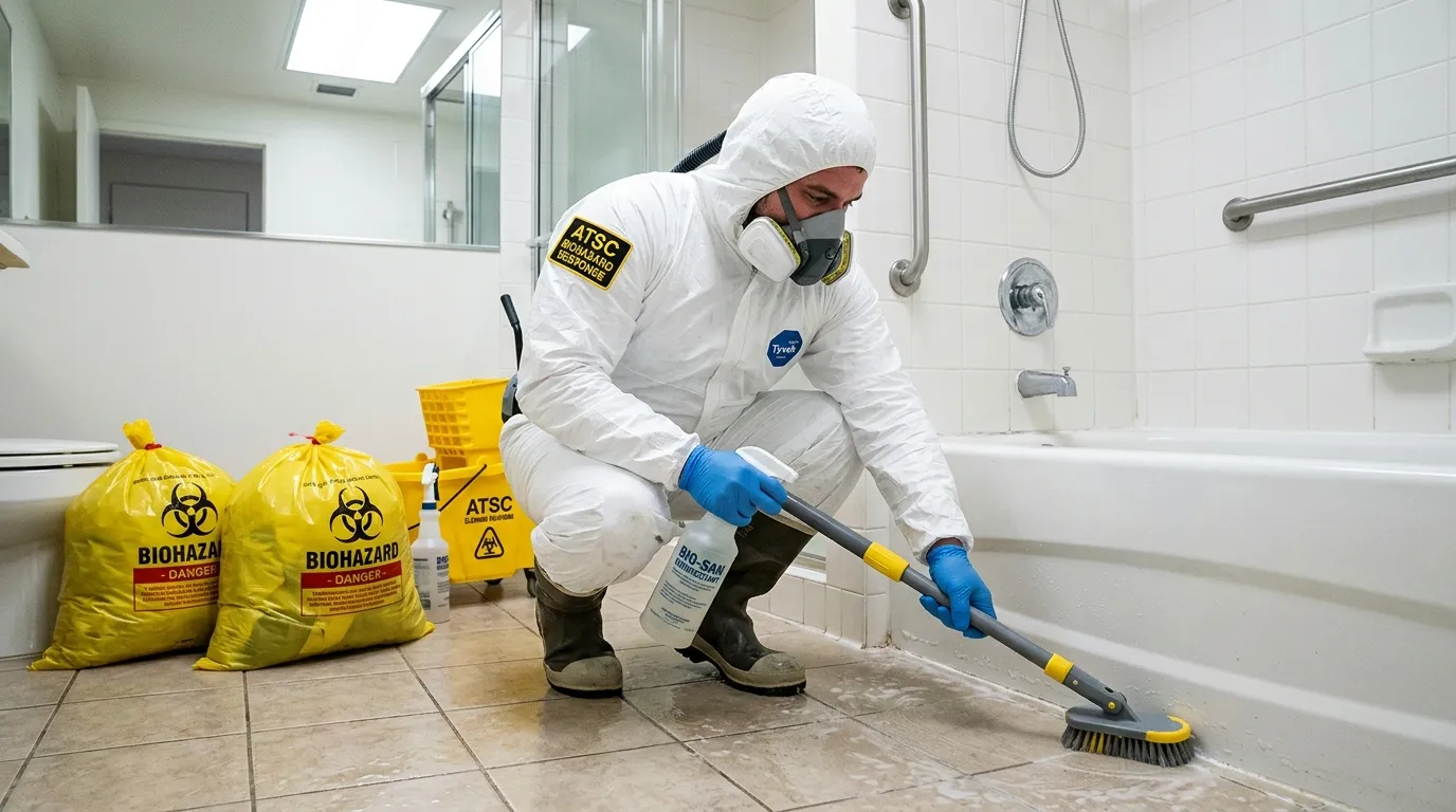 Decontamination equipment deployed for Blood Cleanup in Nicholasville